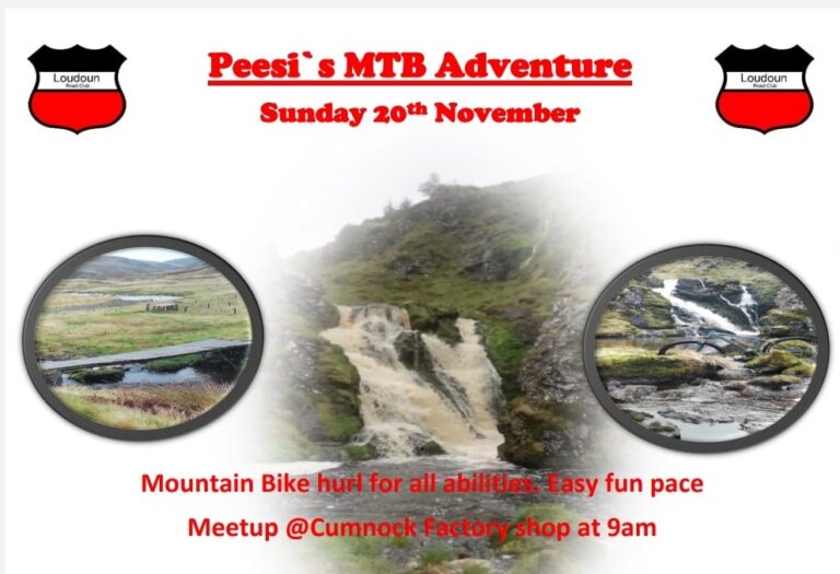 Peesi's MTB adventure Sunday 20th November